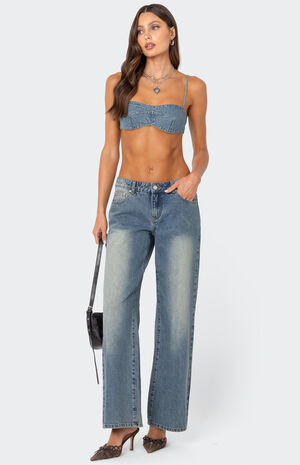 Brandy Denim Bralette image number 5