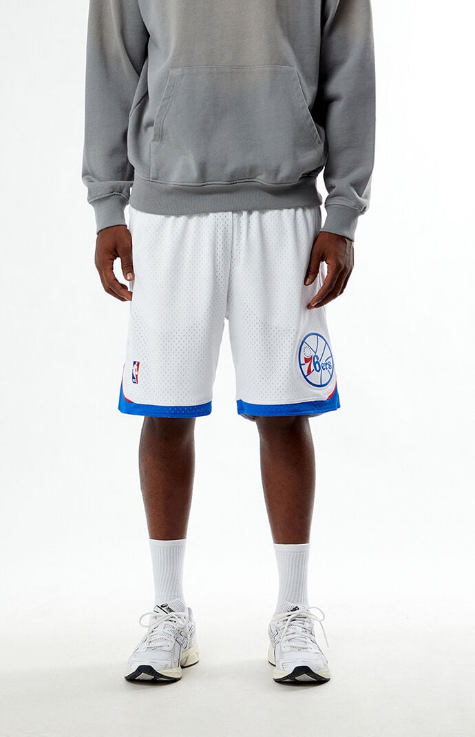 Mitchell & Ness NBA 76ers Basketball Shorts | PacSun