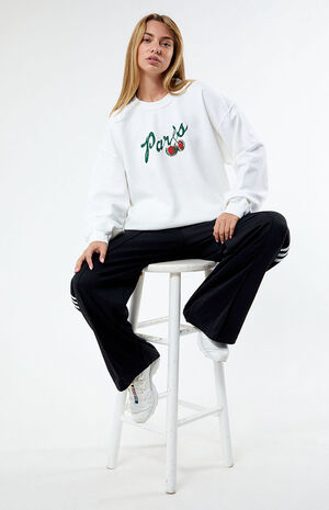 Paris Cherries Crew Neck Sweatshirt image number 4