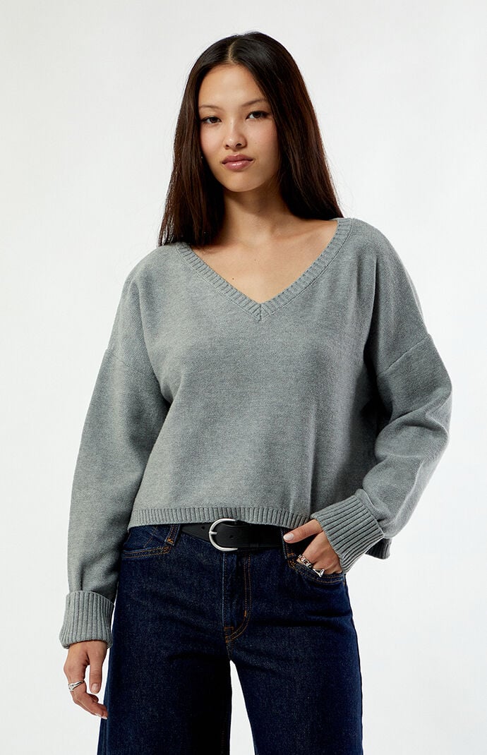 LA Hearts Renata V-Neck Sweater