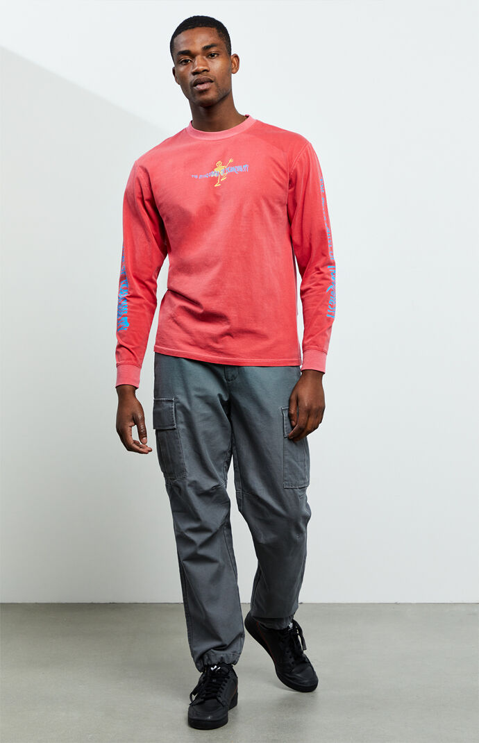 Gray Cargo Utility Pants