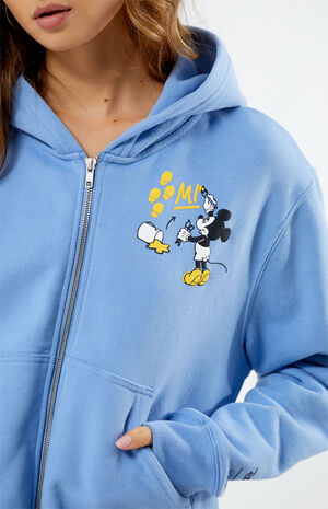 Painted Mickey Pigment Dye Full Zip Hoodie image number 4