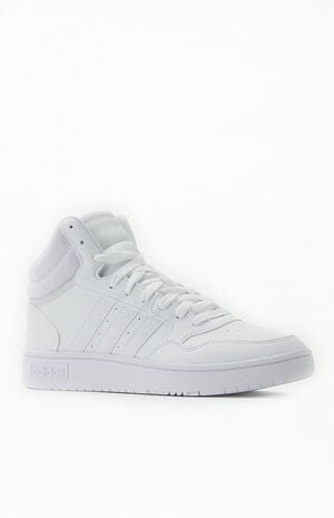 Women's White Hoops 3.0 Mid Classic Sneakers image number 1