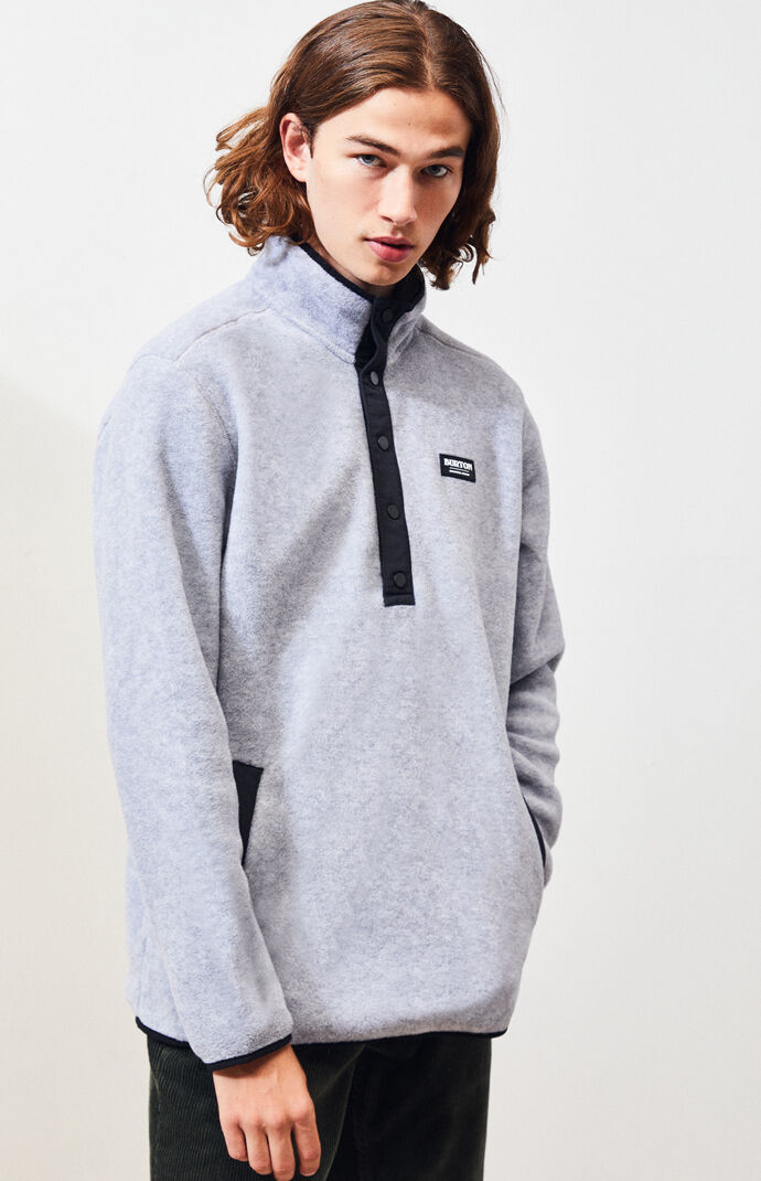 Heather Grey Hearth Polar Fleece Pullover