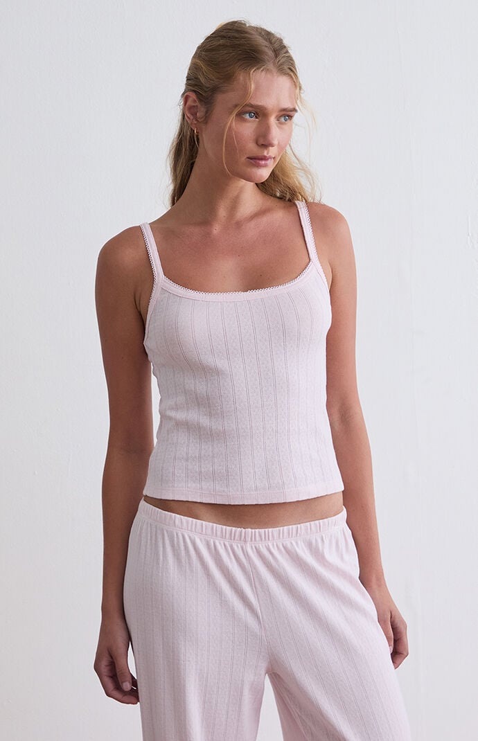 PS GOODNIGHT Pointelle Pajama Tank Top
