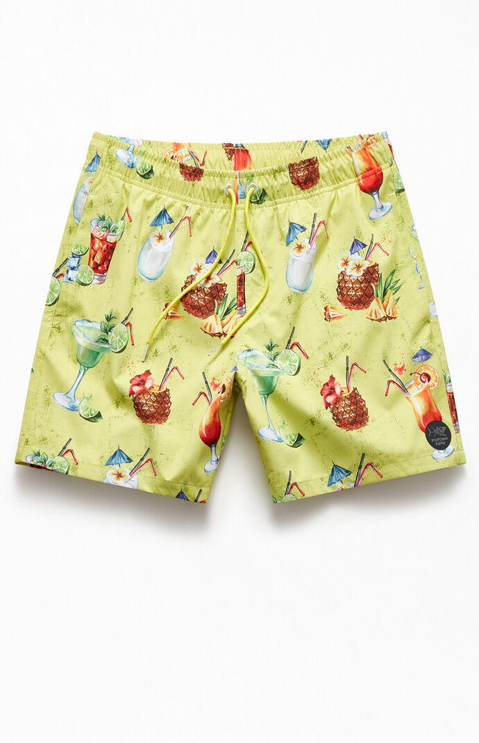 Tropical Cocktails 17" Swim Trunks