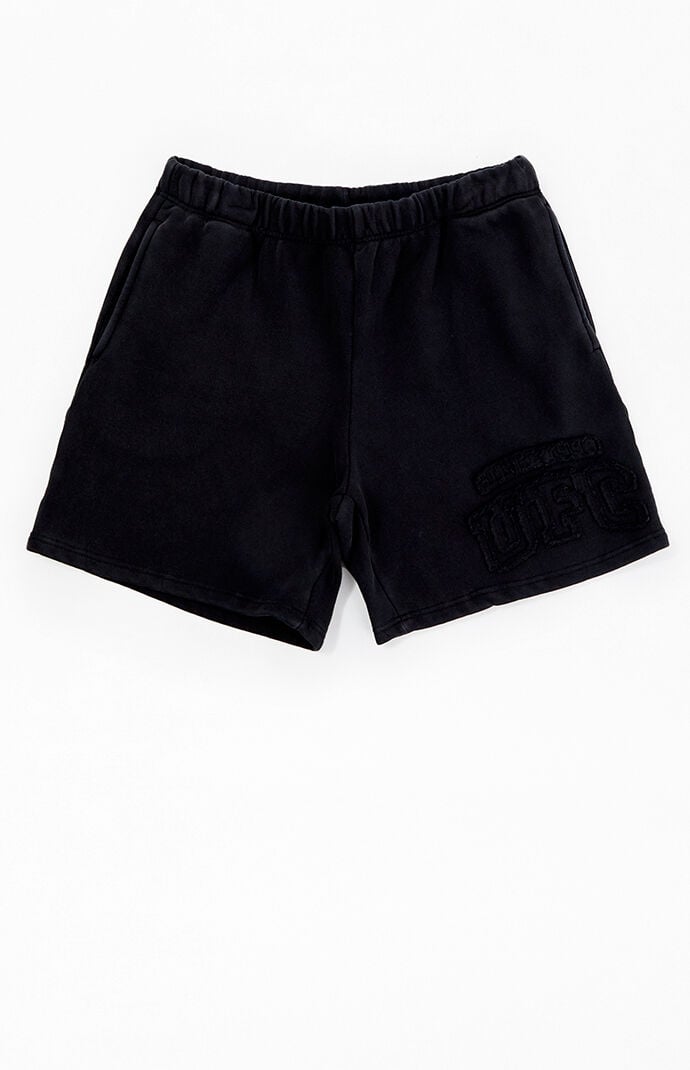 UFC Frayed Lettering Fleece Sweat Shorts