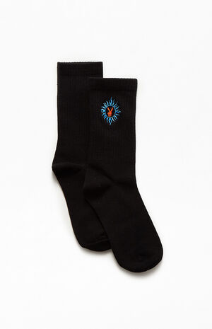 By PacSun Tattoo Bunny Crew Socks image number 4