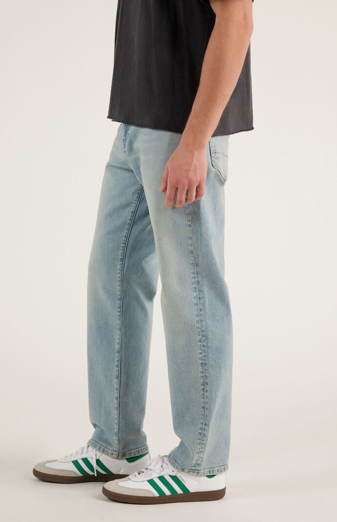Pacsun Cade Stretch Straight Jeans Light Indigo | PacSun