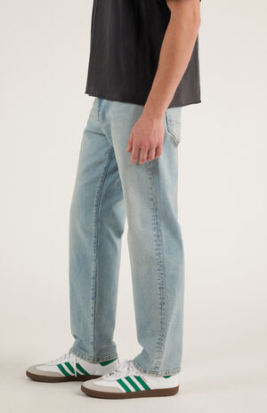 Cade Stretch Straight Jeans Light Indigo image number 4