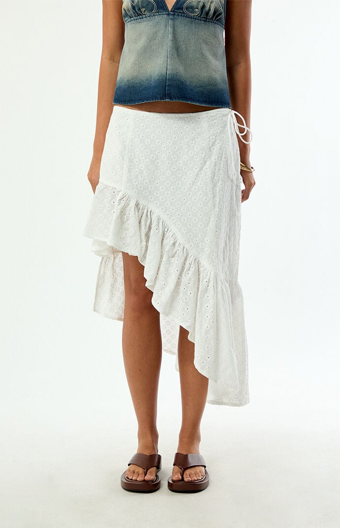 Daisy Street Lovelace Midi Skirt