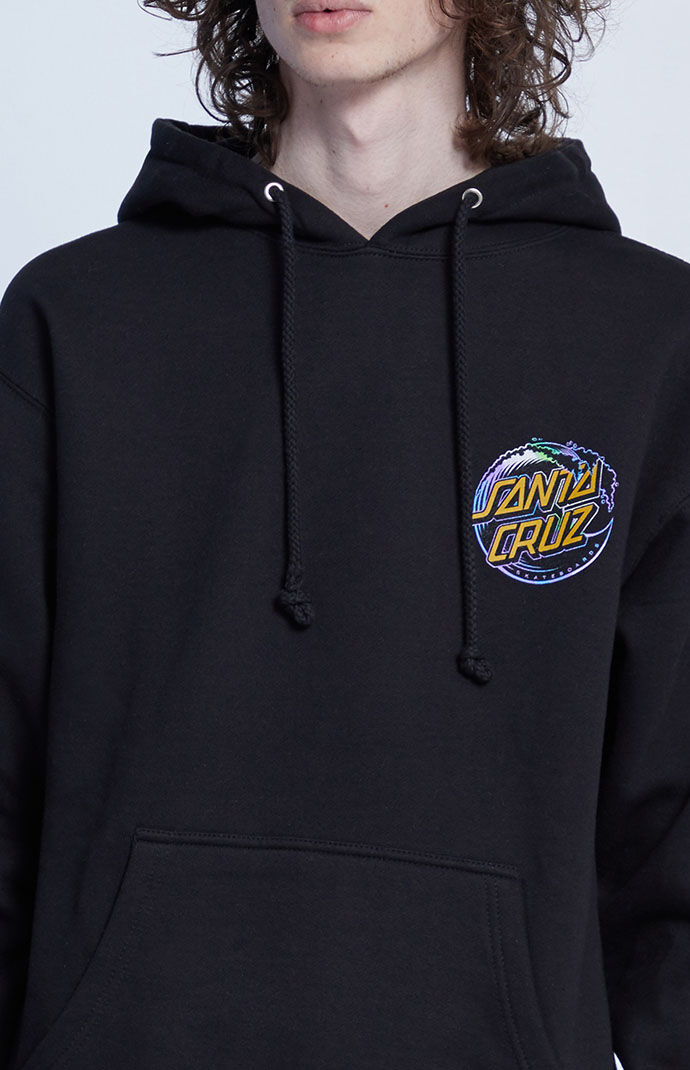 Santa cruz spill dot black hoodie best sale