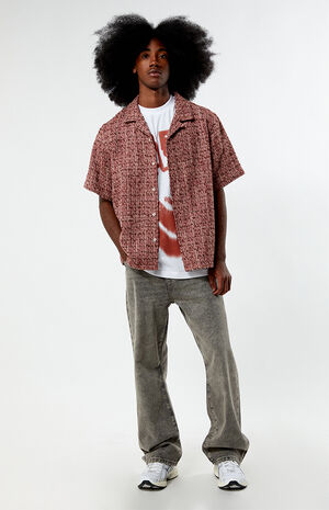 Woven Oversized Camp Shirt image number 4