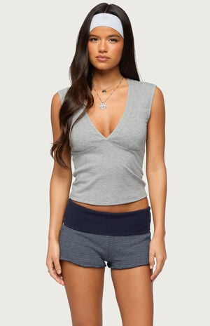Balentina V Neck Tank Top image number 1