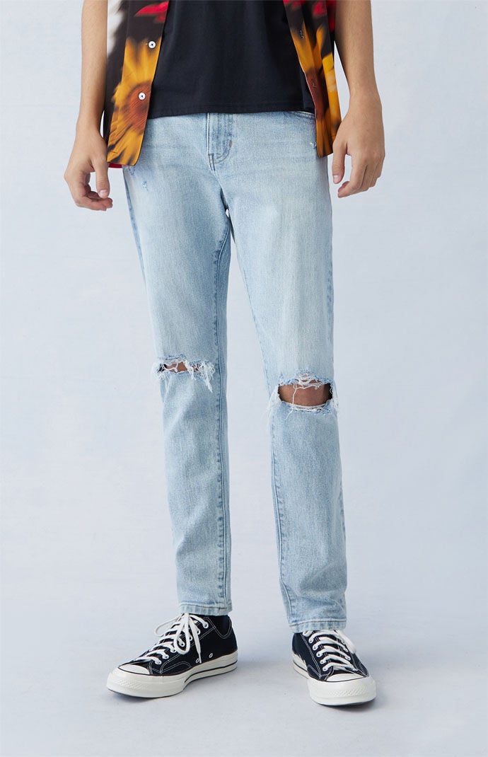 Image: Comfort Stretch Indigo Athletic Slim Jeans