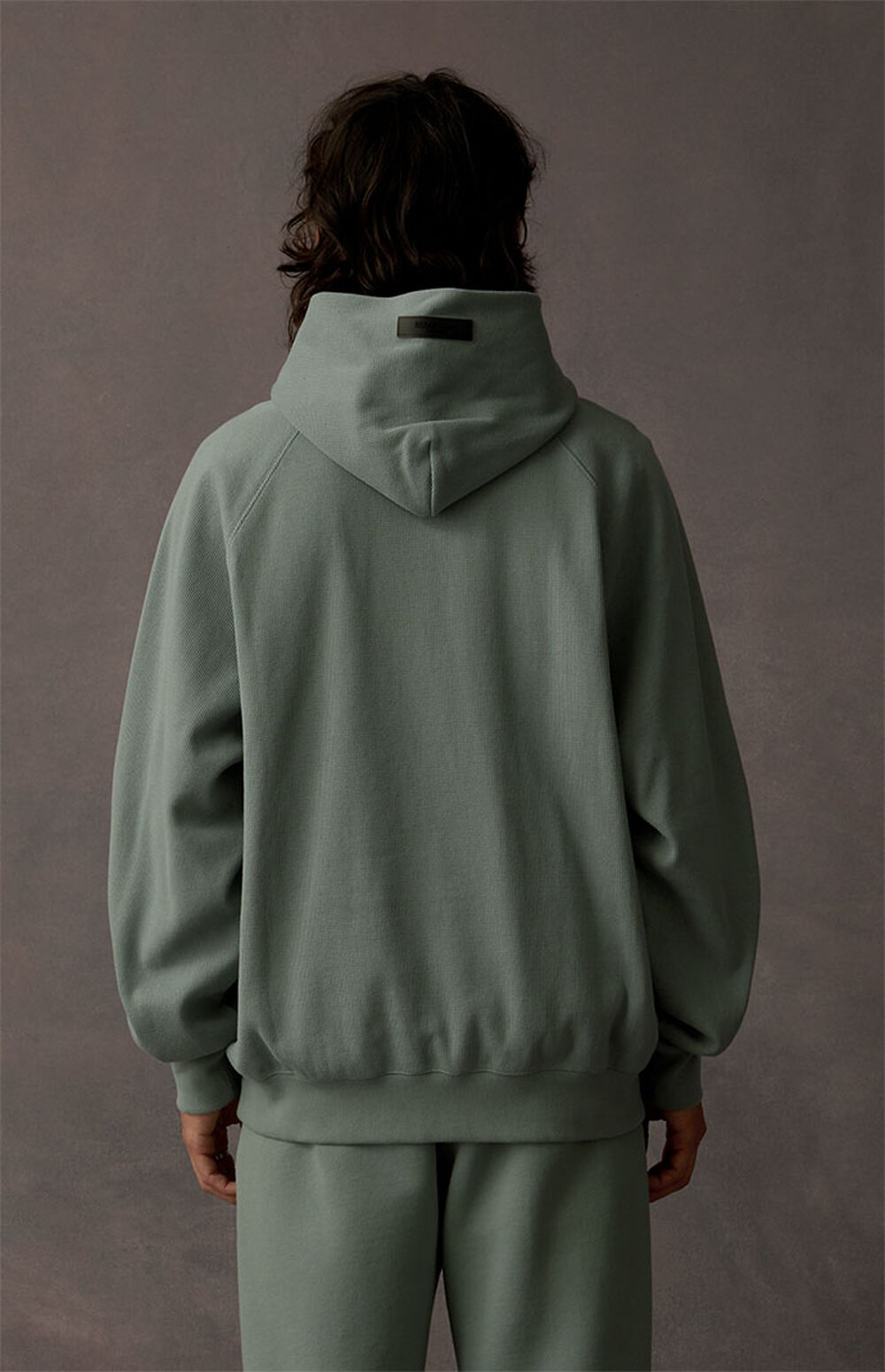 Fear of God Essentials Sycamore Waffle Knit Raglan Hoodie PacSun