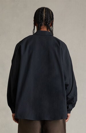 Vintage Black Signature Button Up Long Sleeve Shirt image number 4