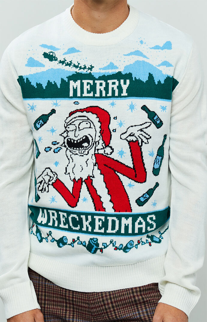 Rick And Morty Wreckedmas Sweater
