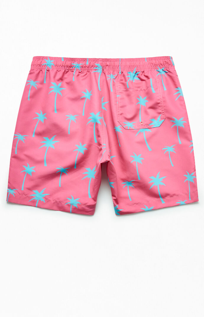Palm Tree 17" Swim Trunks