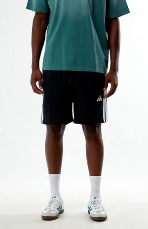 Black Striped Chelsea Shorts image number 2