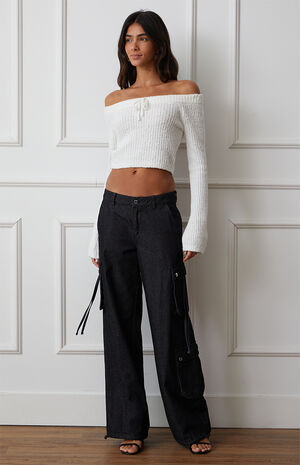 Trinity Off-The-Shoulder Sweater image number 3