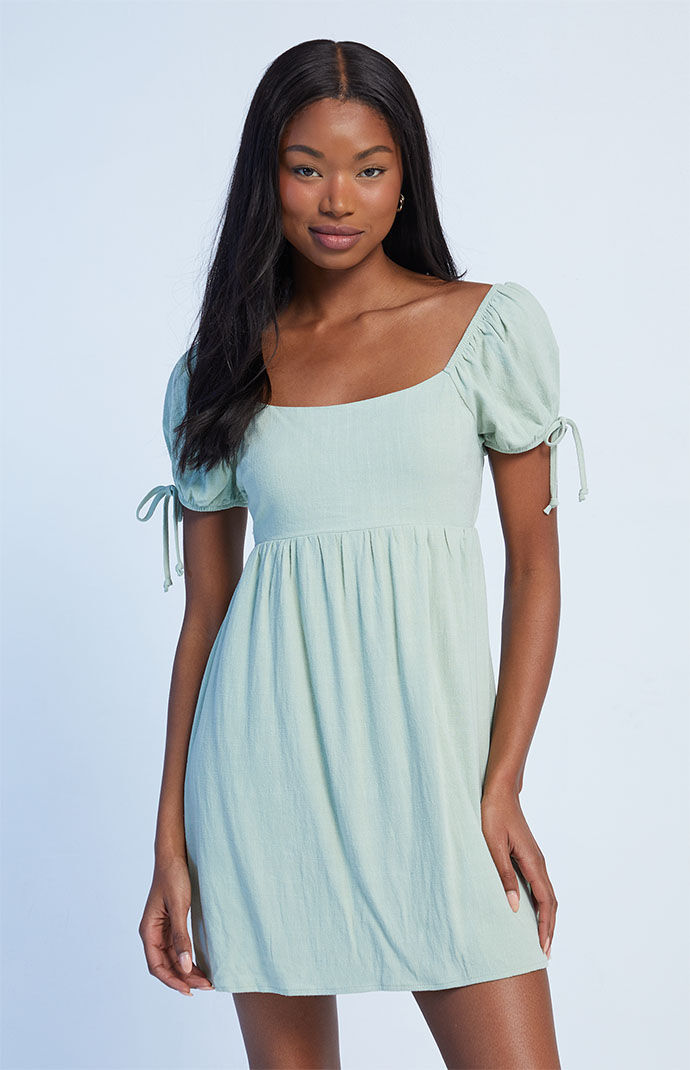 Open back cheap babydoll dress