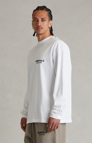 Bright White Classic Long Sleeve T-Shirt image number 3