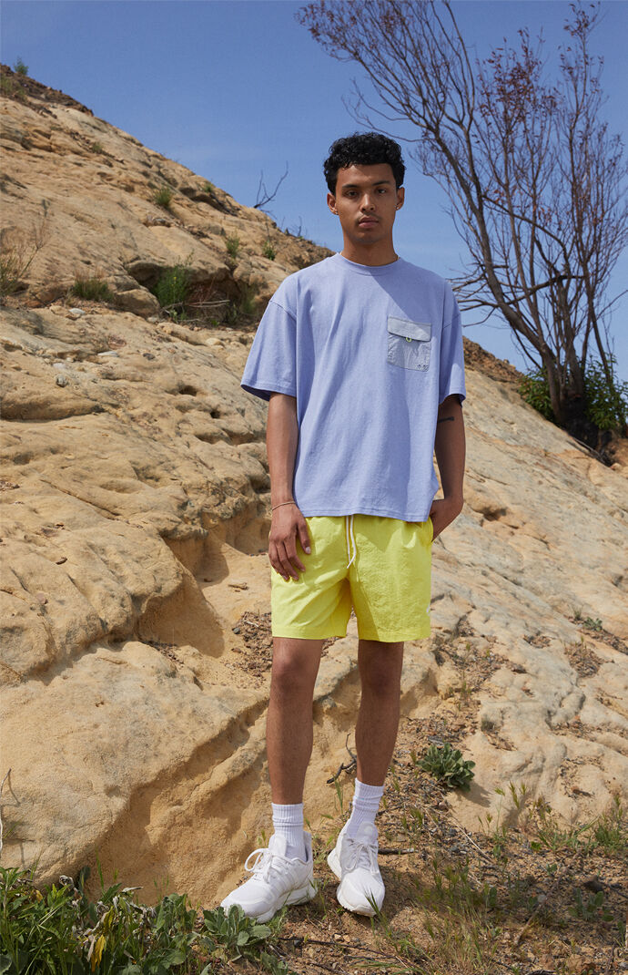 Collegiate Solid Swim Trunks