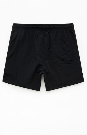 Jet Black Collegiate 4.5" Swim Trunks image number 2