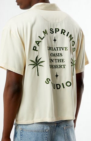 Palm Springs Embroidered Woven Camp Shirt Palm Springs Embroidered Woven Camp Shirt image number 1