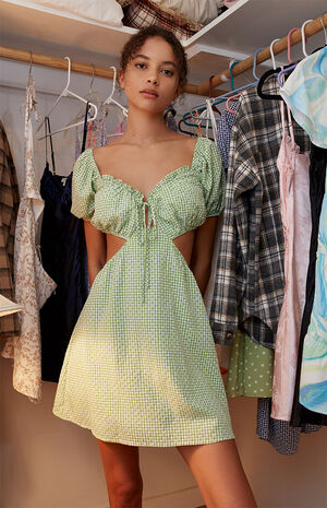 Double Cutout Fit & Flare Mini Dress image number 3