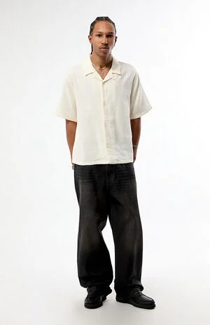 Cream Dean Camp Shirt image number 5