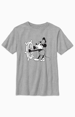 Kids Steamboat Mickey Cruising T-Shirt image number 1