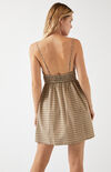 Smocked Plain Mini Dress Smocked Plain Mini Dress image number null