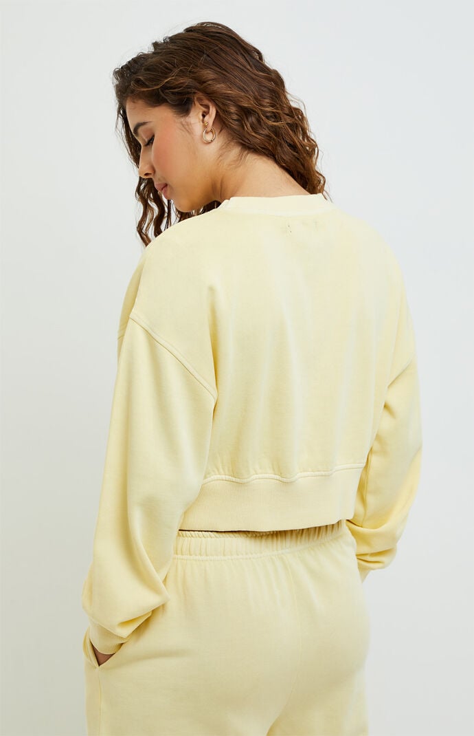 Bubble Sleeve Pullover Sweatshirt