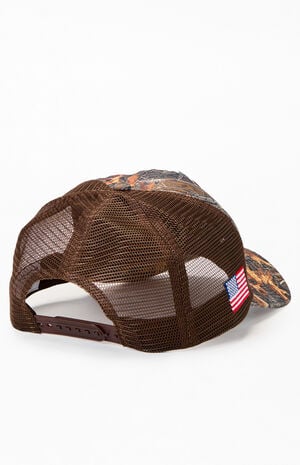 x Pacsun United States Grand Prix 2025 Austin Texas Camo Trucker Hat image number 4