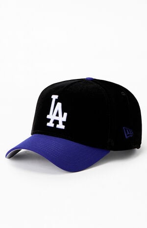 x PS Reserve LA Dodgers 9FORTY Velvet Snapback Hat image number 4