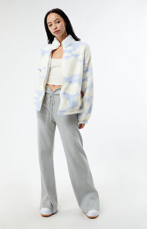 x Chloe Kim In The Clouds Sherpa Full Zip Fleece Jacket image number 3