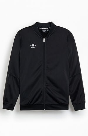 Kids Black Track Jacket image number 1