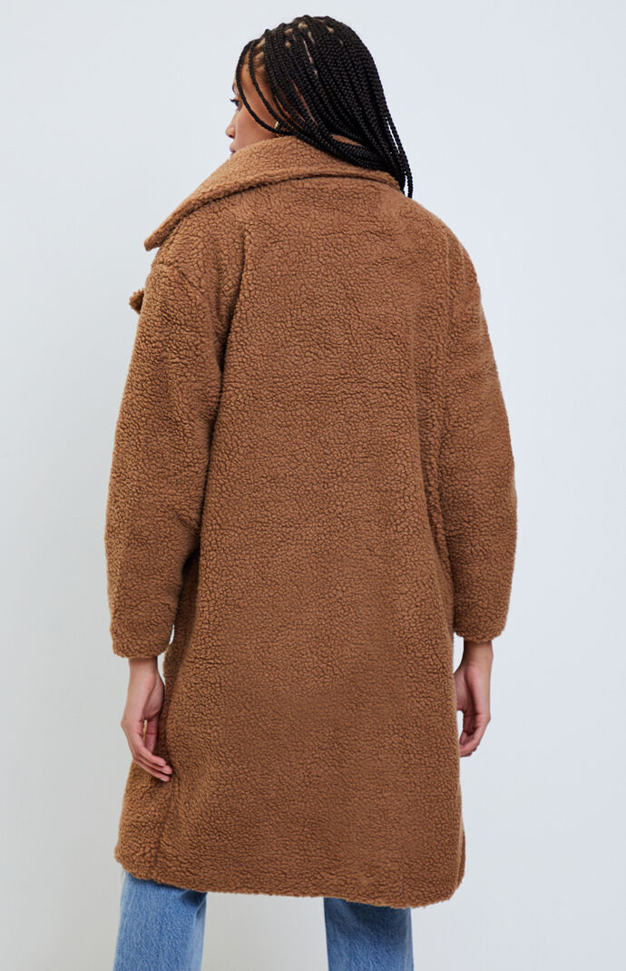 pacsun teddy coat