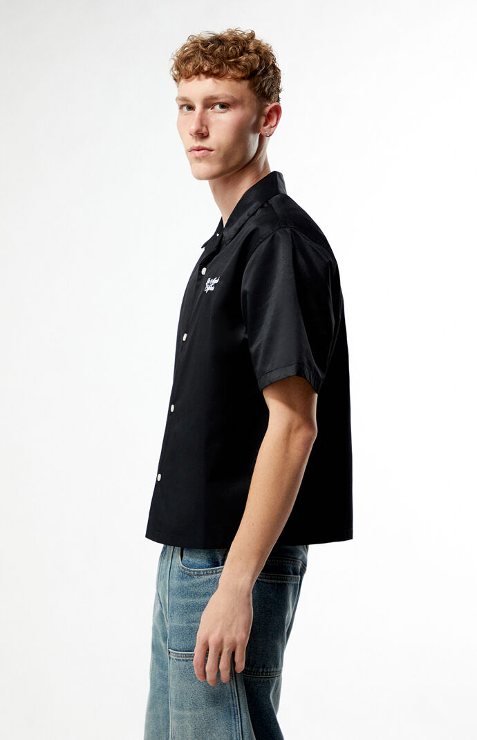 Pacsun Cursive Woven Camp Shirt