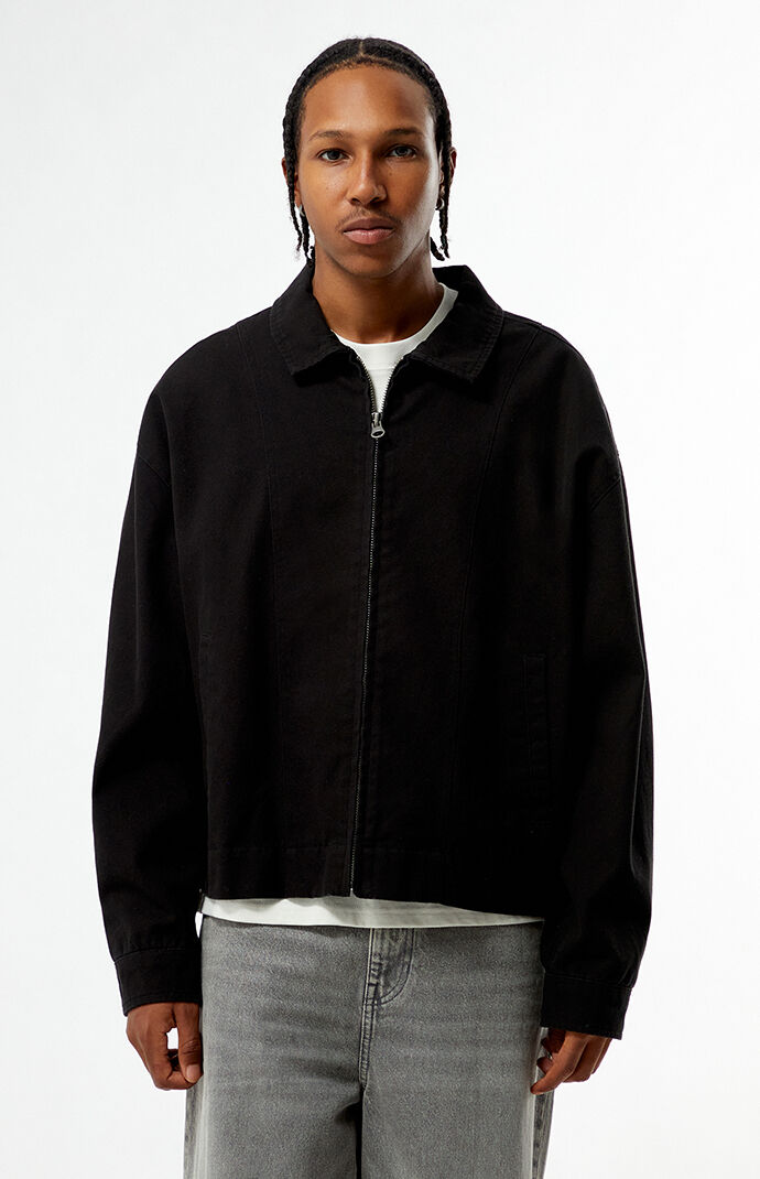 Pacsun Black Double Seams Gas Jacket | Pacsun