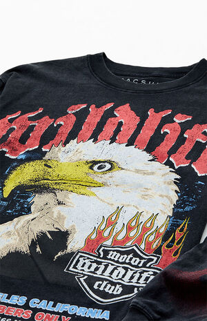 Wildlife Moto Oversized Long Sleeve T-Shirt image number 2