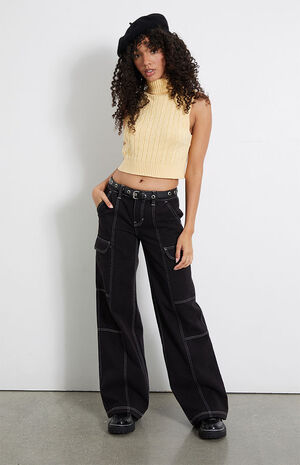 Cable Knit Sweater Vest image number 2