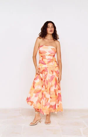 pacsun orange dress Dresses