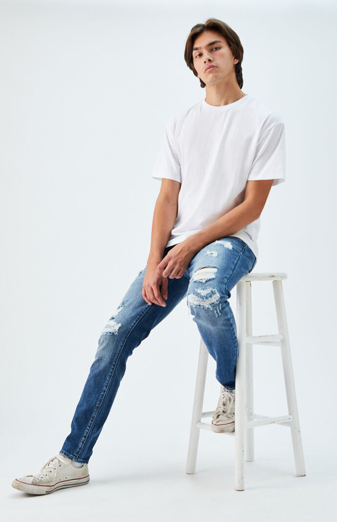 Medium Ripped Skinny Jeans