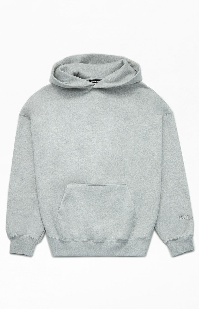Heather grey essentials hoodie 2025