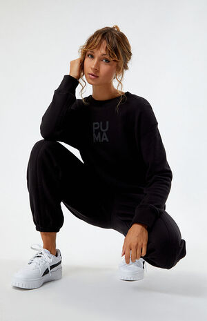 Black Infuse Crew Neck Sweatshirt image number 4