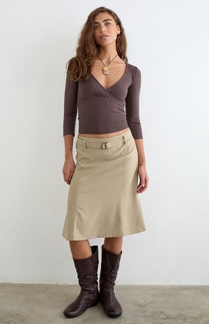 Trudis Wrap Long Sleeve Top image number 3