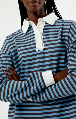 Mona Striped Rugby Long Sleeve Top image number 2